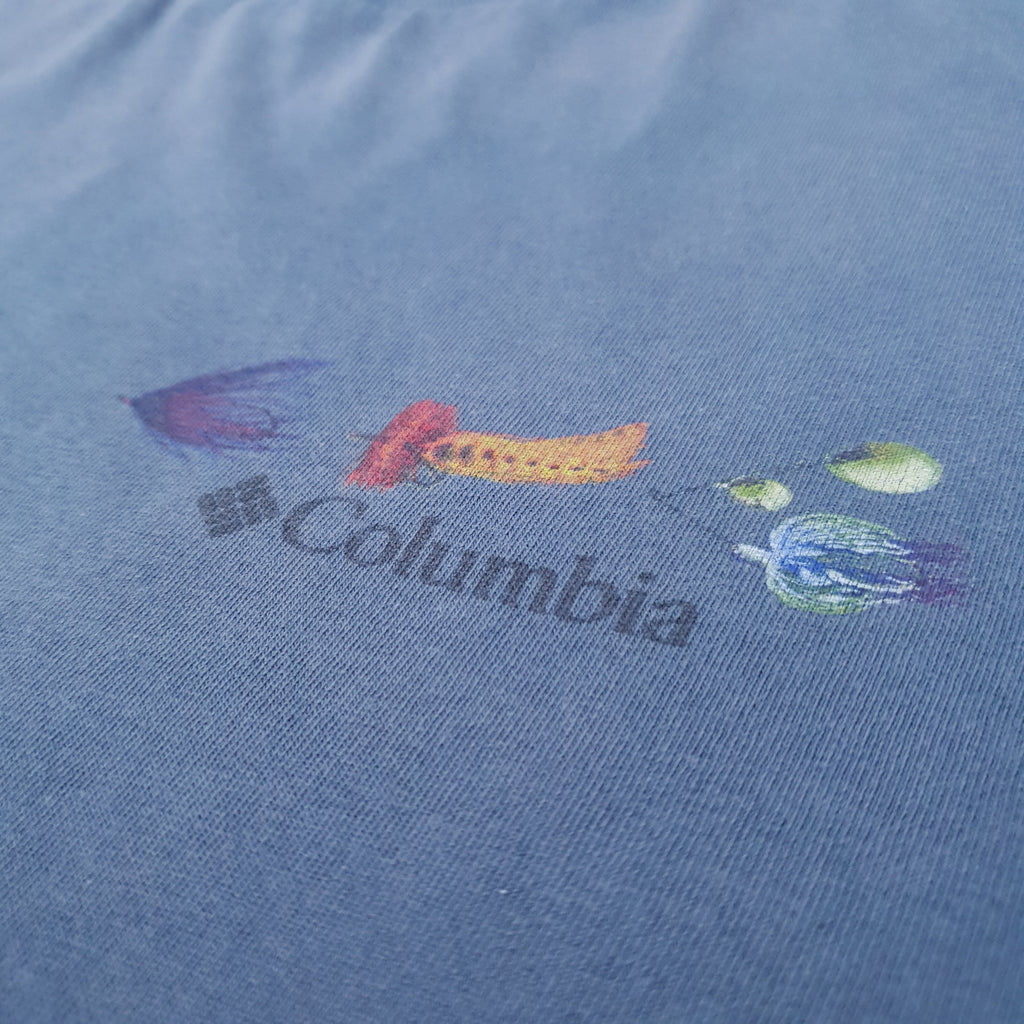 columbia periodic table of fishing lures 00s Periodic Table of Fish Lures and Flies Sz XL – Circular